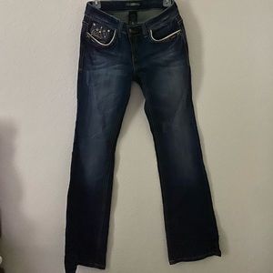 Cello Bootcut jeans with Rhinestones